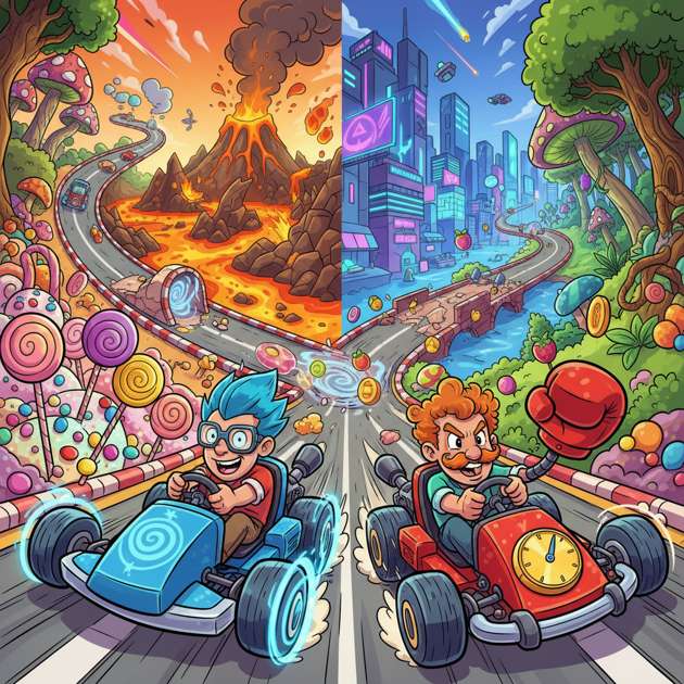 Kart Clash: Duel Drive - Jabali AI Poster