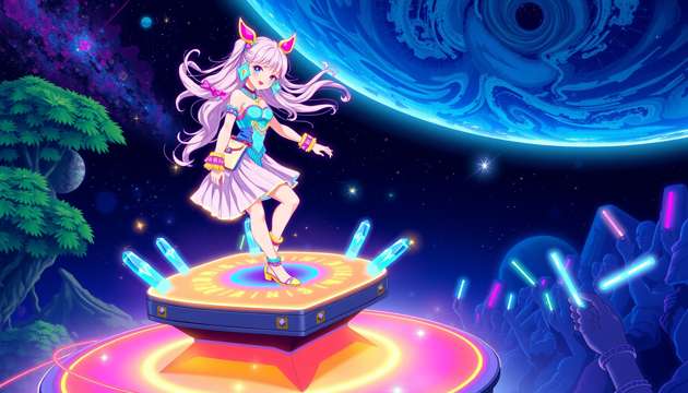 Stellar Stage Showdown - Jabali AI Poster