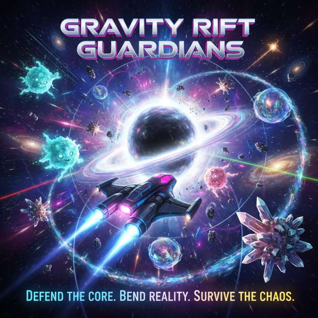 Gravity Rift Guardians - Jabali AI Poster