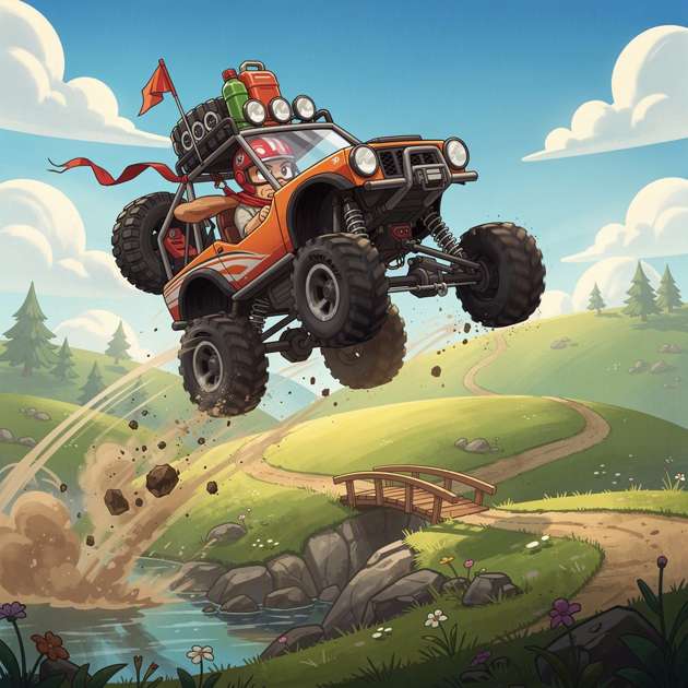 Hill Dash Legends - Jabali AI Poster