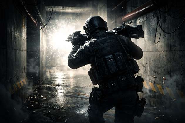Flashbang Maze SWAT - Jabali AI Poster