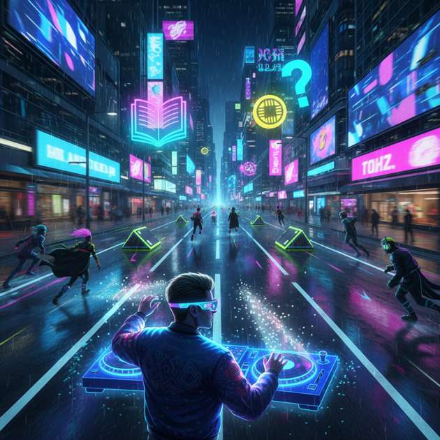 Neon Velocity Quiz - Jabali AI Poster