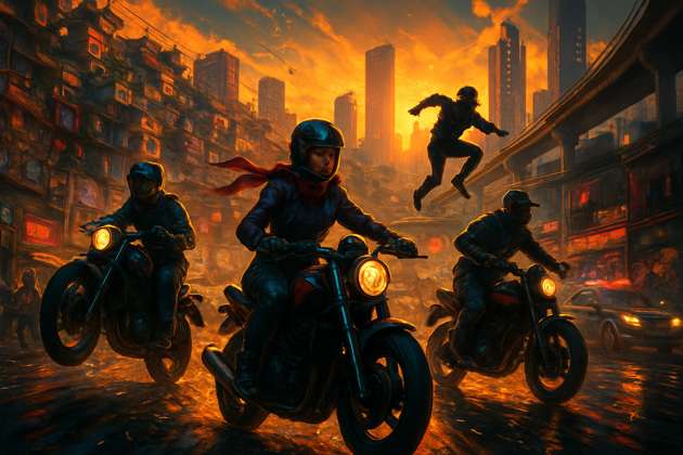 City Riders - Jabali AI Poster