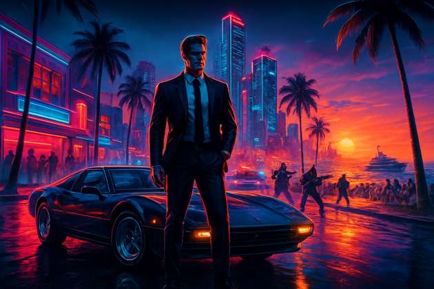 Neon City Hustle - Jabali AI Poster