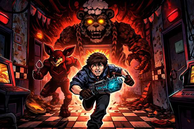 Foxy Run Gordon Freddy Boss - Jabali AI Poster