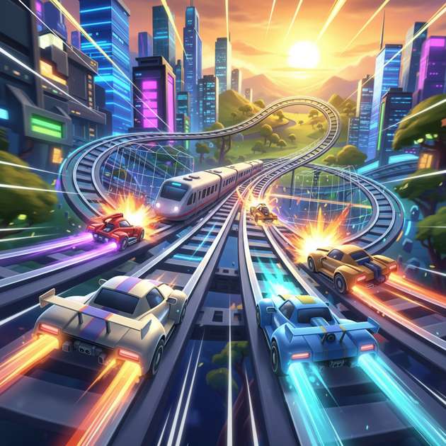 Rail Rush Rivals - Jabali AI Poster