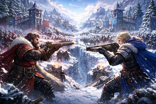 Snowfall Kingdoms - Jabali AI Poster