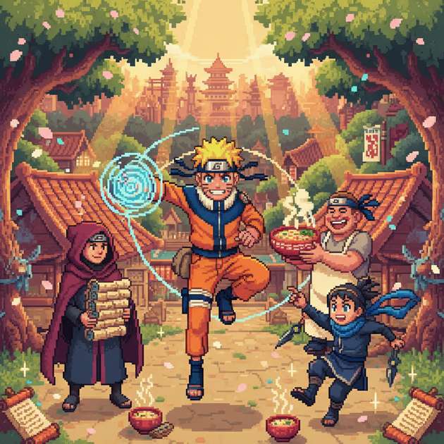 Naruto: Rise of the Hokage - Jabali AI Poster