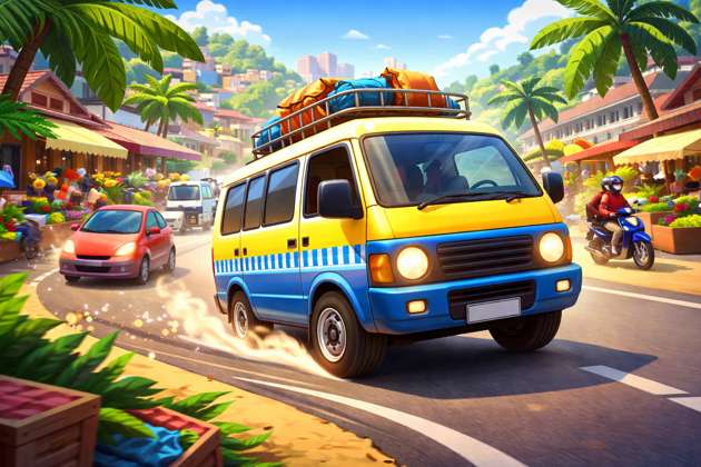 Kampala Taxi Rush - Jabali AI Poster