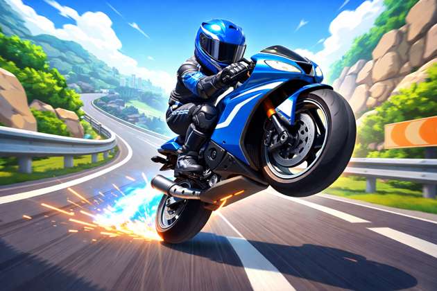 Nitro Bike Rush - Jabali AI Poster