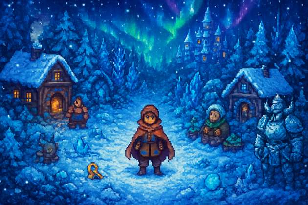 Aurora Frostbound - Jabali AI Poster