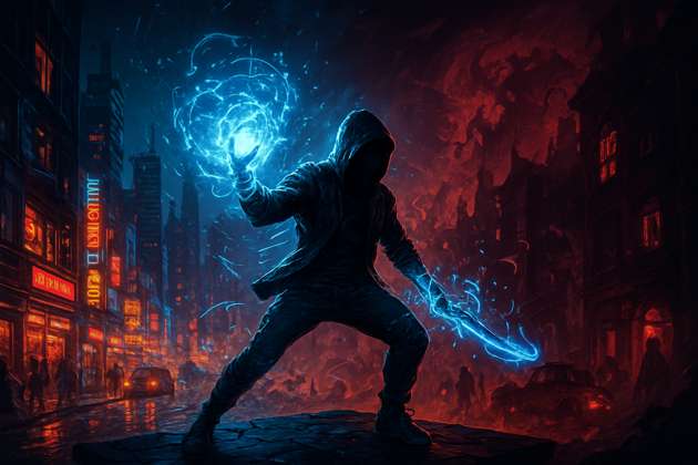 City of Binding Veins - Jabali AI Poster