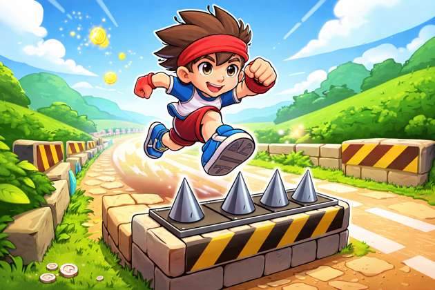 Arjun Jump Dash - Jabali AI Poster