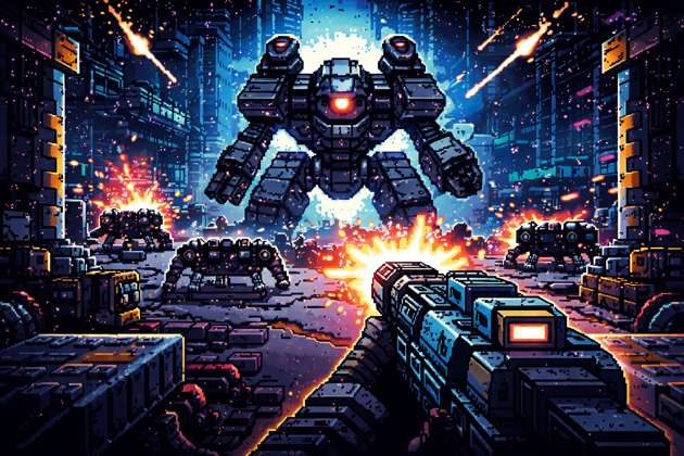 MechPixel Mayhem - Jabali AI Poster