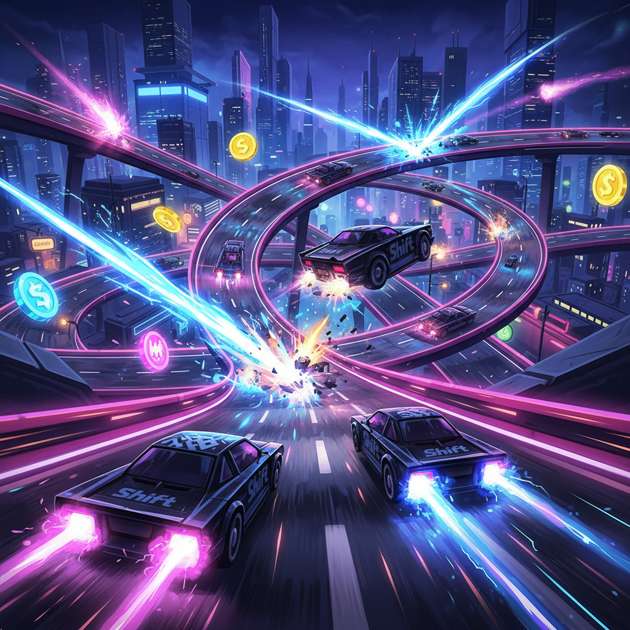 Shift: Neon Combat Racers - 3D Racing by Jabali AI