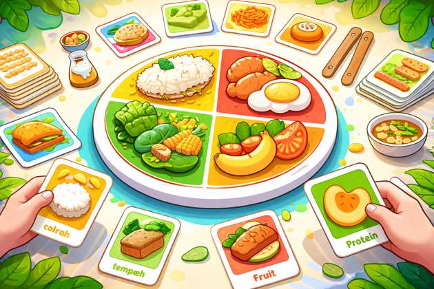 Piringku 30 Detik Sarapan Sehat - Jabali AI Poster
