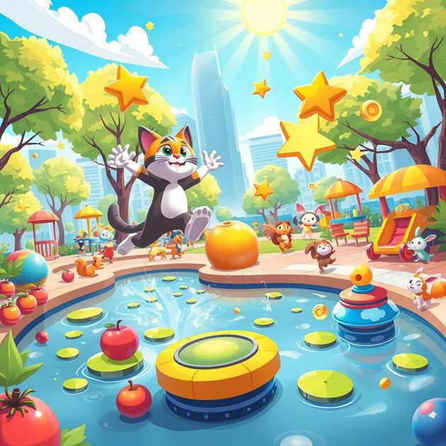 Park Pounce Adventure - Jabali AI Poster