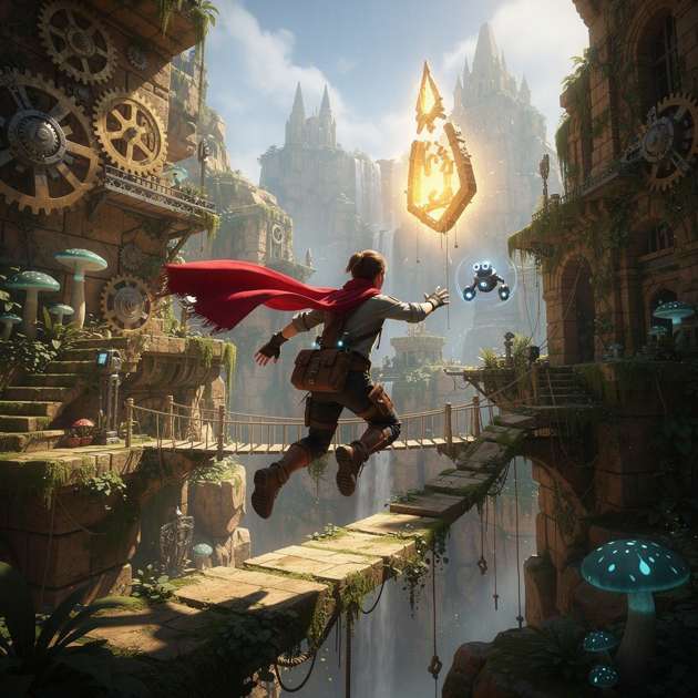 Skybound Steps - Jabali AI Poster