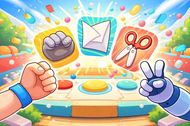 Rock Paper Scissors Showdown - Jabali AI Poster