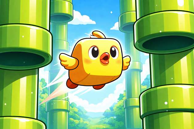 Flappy Quadrado - Jabali AI Poster