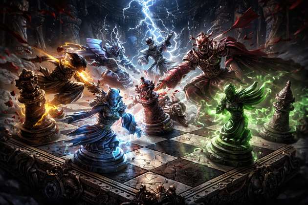 Kombat Chess Clash - Jabali AI Poster