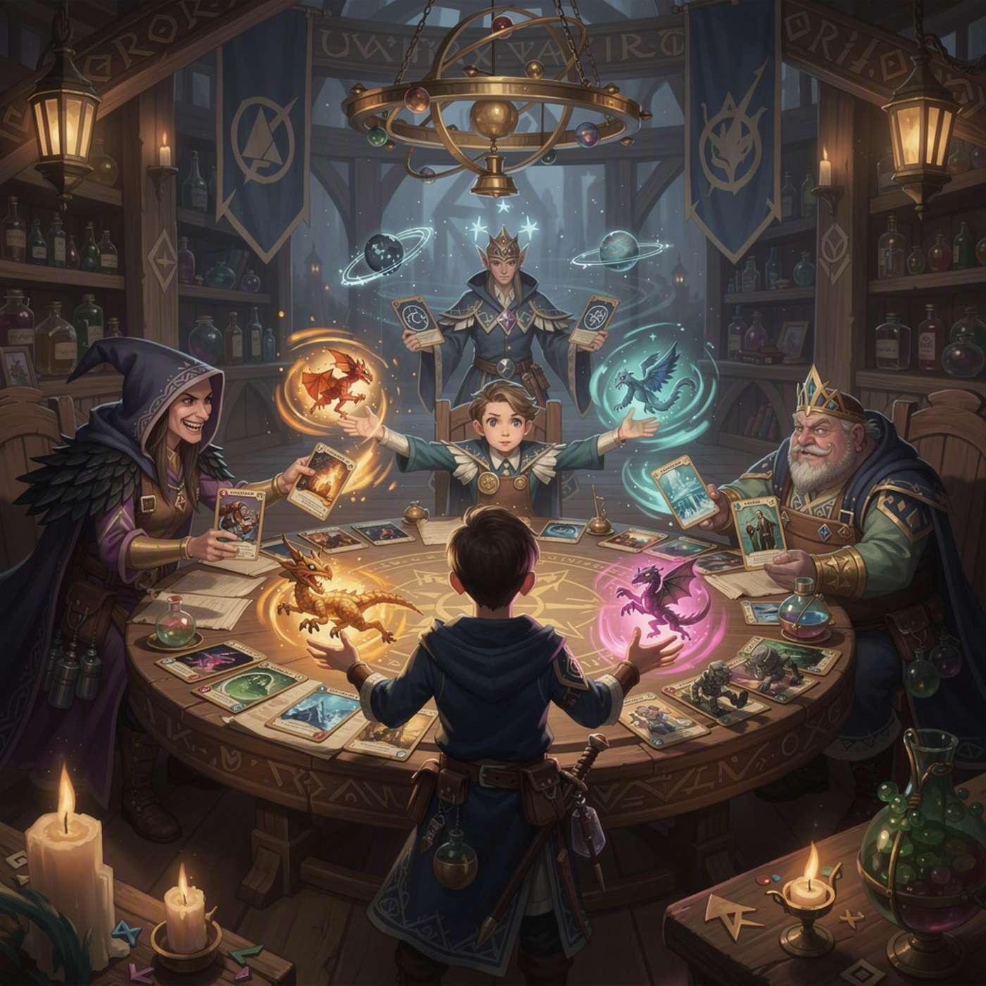 Wizard Fourfold game artwork
