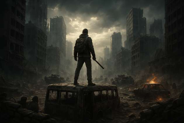 City Under Fire - Jabali AI Poster