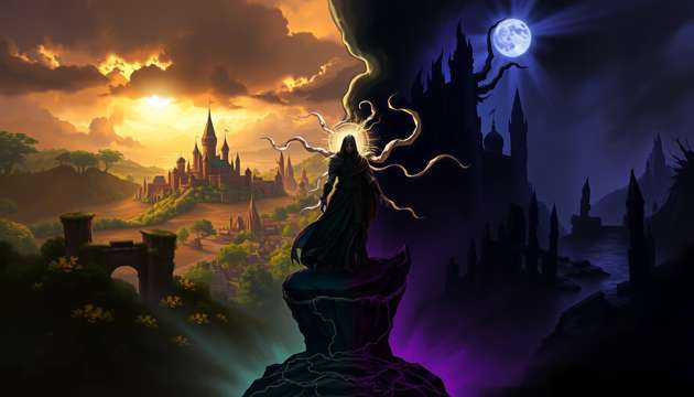 Hollowbound: Fractured Realms - Jabali AI Poster