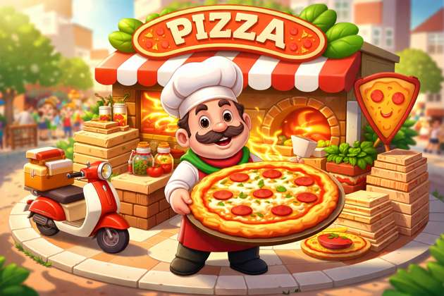 Pizza Tycoon 3D - Jabali AI Poster