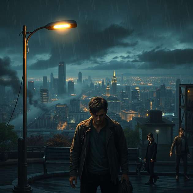 City of Broken Paths - Jabali AI Poster