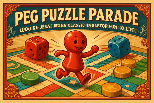 Peg Puzzle Parade - Jabali AI Poster