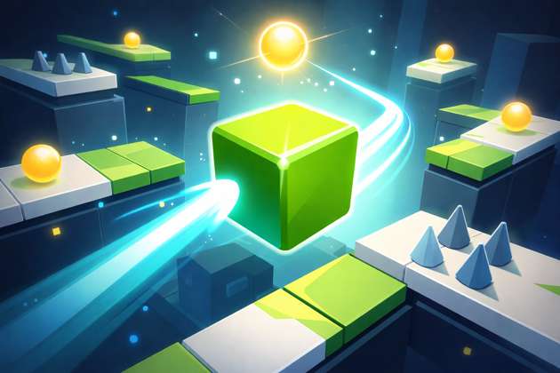 Cube Dash - Jabali AI Poster