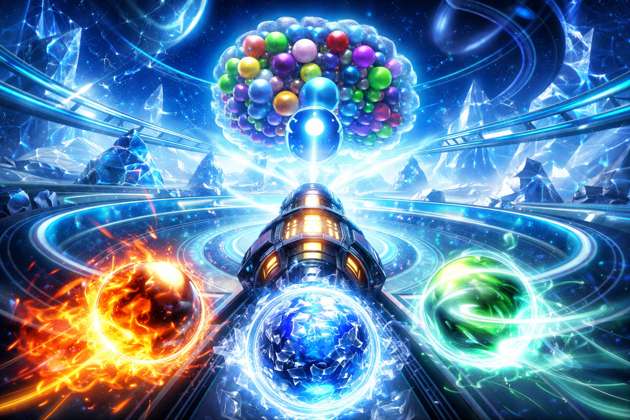 Bubble Blast 3D Power Quest - Jabali AI Poster