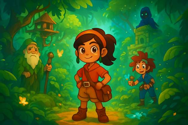 Maya and the Jungle Realms - Jabali AI Poster