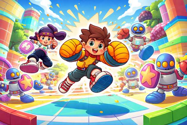 Tiny Titans Fight - Jabali AI Poster