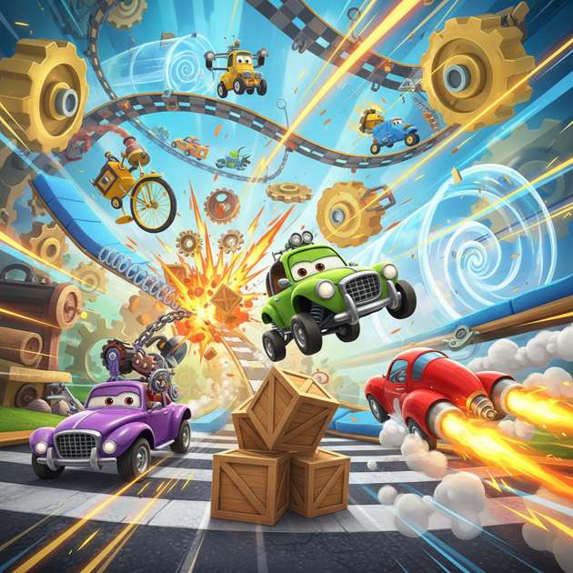 Chain Reaction Racers - Jabali AI Poster