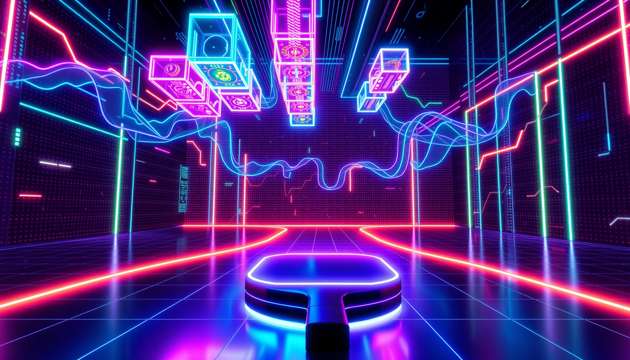 Neon Breakwave - Jabali AI Poster