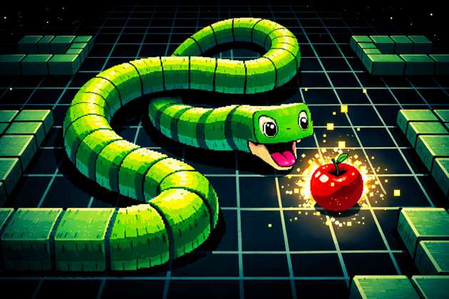 Snake Snack Attack - Jabali AI Poster