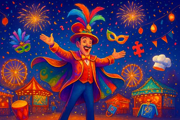 Festival Frenzy: World Trivia - Jabali AI Poster