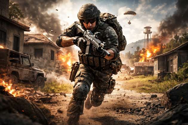 Battleground Blitz - Jabali AI Poster