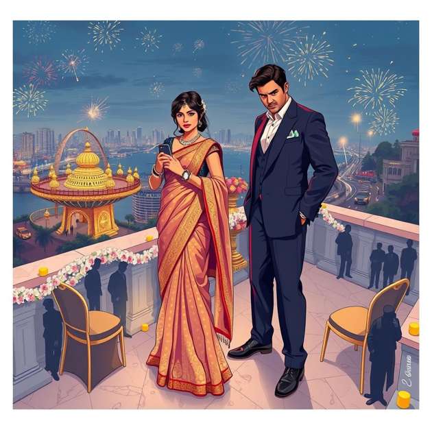 Shaadi, Diamonds & Dara - Jabali AI Poster