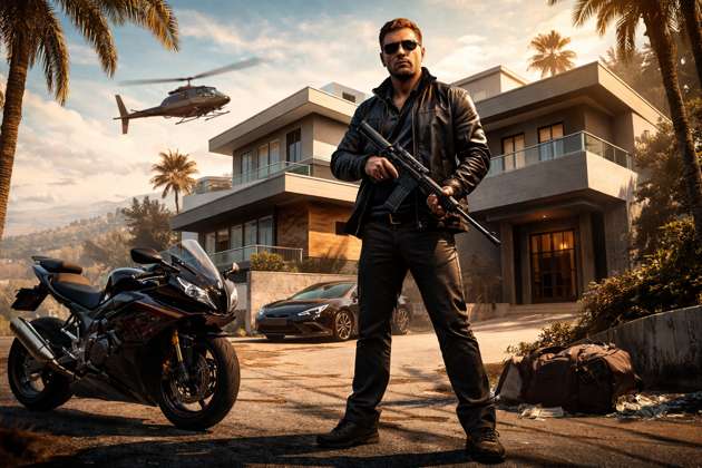 Michael City Adventures - Jabali AI Poster