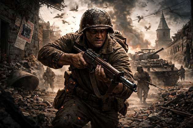 Iron Front 1944 - Jabali AI Poster