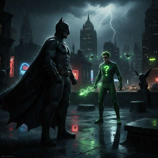 Vengeance in Gotham - Jabali AI Poster