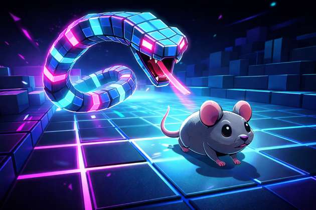 3D-Shift Snake - Jabali AI Poster