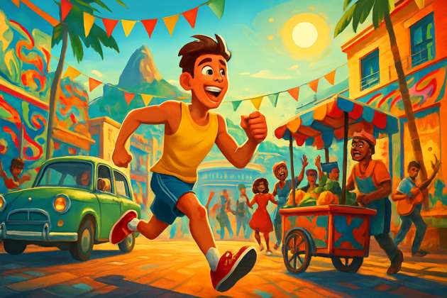 Corrida Brasileira - Jabali AI Poster