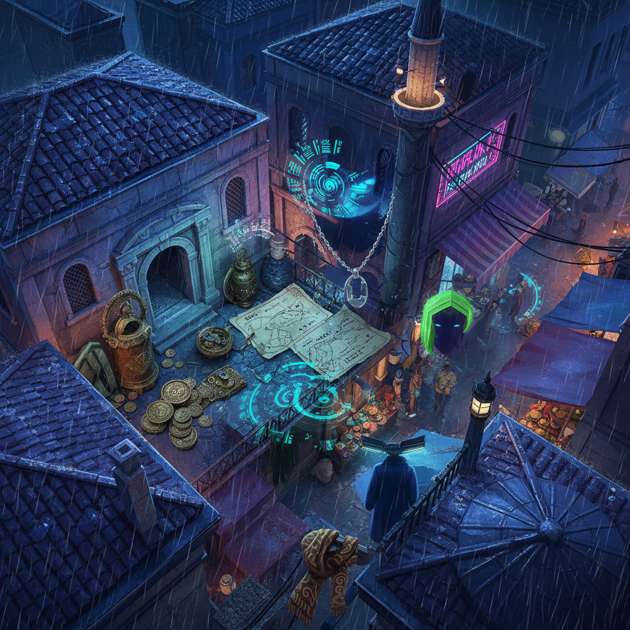 Vaults of Midnight: Istanbul - Jabali AI Poster