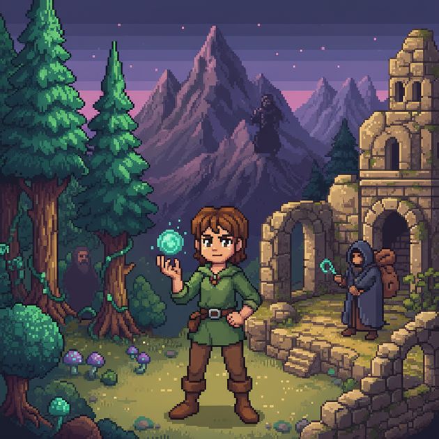 Elara's Epic Quest - Jabali AI Poster