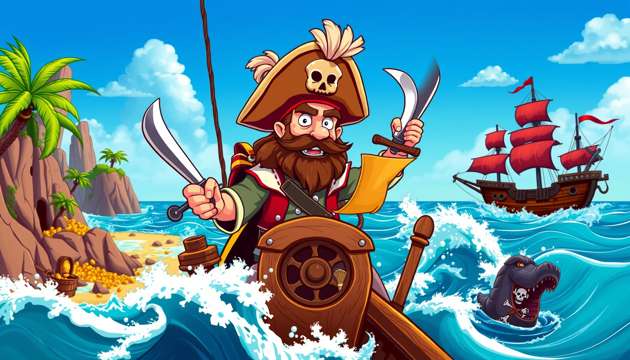 Pirate's Quest - Jabali AI Poster