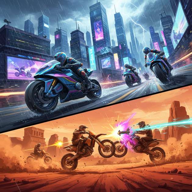 Neon Rivals: Turbo Clash - 3D Racing by Jabali AI